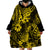 Hawaii Pineapple Wearable Blanket Hoodie Polynesian Pattern Yellow Version LT01 - Polynesian Pride