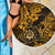 Hawaii Shaka Sign Beach Blanket With Polynesian Hibiscus Gold Unique LT01 - Wonder Print Shop