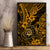 Hawaii Shaka Sign Canvas Wall Art With Polynesian Hibiscus Gold Unique LT01 - Polynesian Pride