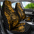 Hawaii Shaka Sign Car Seat Cover With Polynesian Hibiscus Gold Unique LT01 - Polynesian Pride