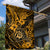 Hawaii Shaka Sign Garden Flag With Polynesian Hibiscus Gold Unique LT01 - Polynesian Pride