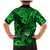 Hawaii Shaka Sign Family Matching Mermaid Dress and Hawaiian Shirt With Polynesian Hibiscus Green Unique LT01 - Polynesian Pride