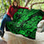 Hawaii Shaka Sign Quilt With Polynesian Hibiscus Green Unique LT01 - Polynesian Pride