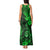 Hawaii Shaka Sign Tank Maxi Dress With Polynesian Hibiscus Green Unique LT01 - Polynesian Pride