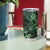 Hawaii Shaka Sign Tumbler Cup With Polynesian Hibiscus Green Unique