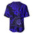 Hawaii Shaka Sign Baseball Jersey With Polynesian Hibiscus Navy Blue Unique LT01 - Polynesian Pride