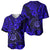 Hawaii Shaka Sign Baseball Jersey With Polynesian Hibiscus Navy Blue Unique LT01 - Polynesian Pride