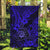 Hawaii Shaka Sign Garden Flag With Polynesian Hibiscus Navy Blue Unique LT01 Garden Flag Blue - Polynesian Pride