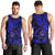 Hawaii Shaka Sign Men Tank Top With Polynesian Hibiscus Navy Blue Unique LT01 - Polynesian Pride