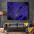 Hawaii Shaka Sign Tapestry With Polynesian Hibiscus Navy Blue Unique LT01 Blue - Polynesian Pride