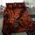 Hawaii Shaka Sign Bedding Set With Polynesian Hibiscus Orange Unique LT01 - Polynesian Pride