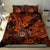 Hawaii Shaka Sign Bedding Set With Polynesian Hibiscus Orange Unique LT01 - Polynesian Pride