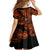 Hawaii Shaka Sign Family Matching Puletasi Dress and Hawaiian Shirt With Polynesian Hibiscus Orange Unique LT01 - Polynesian Pride