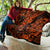 Hawaii Shaka Sign Quilt With Polynesian Hibiscus Orange Unique LT01 - Polynesian Pride