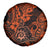 Hawaii Shaka Sign Spare Tire Cover With Polynesian Hibiscus Orange Unique LT01 Orange - Polynesian Pride