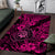 Hawaii Shaka Sign Area Rug With Polynesian Hibiscus Pink Unique LT01 Pink - Polynesian Pride