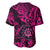 Hawaii Shaka Sign Baseball Jersey With Polynesian Hibiscus Pink Unique LT01 - Polynesian Pride