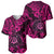 Hawaii Shaka Sign Baseball Jersey With Polynesian Hibiscus Pink Unique LT01 - Polynesian Pride