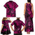 Hawaii Shaka Sign Family Matching Tank Maxi Dress and Hawaiian Shirt With Polynesian Hibiscus Pink Unique LT01 - Polynesian Pride