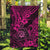 Hawaii Shaka Sign Garden Flag With Polynesian Hibiscus Pink Unique LT01 Garden Flag Pink - Polynesian Pride