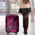 Hawaii Shaka Sign Luggage Cover With Polynesian Hibiscus Pink Unique LT01 - Polynesian Pride