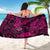 Hawaii Shaka Sign Sarong With Polynesian Hibiscus Pink Unique LT01 - Polynesian Pride