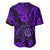 Hawaii Shaka Sign Baseball Jersey Polynesian Pattern Purple Version LT01 - Polynesian Pride