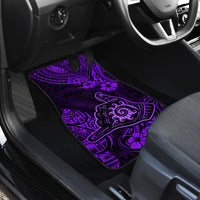 Hawaii Shaka Sign Car Mats Polynesian Pattern Purple Version LT01