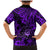 Hawaii Shaka Sign Family Matching Mermaid Dress and Hawaiian Shirt Polynesian Pattern Purple Version LT01 - Polynesian Pride