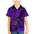 Hawaii Shaka Sign Family Matching Mermaid Dress and Hawaiian Shirt Polynesian Pattern Purple Version LT01 Son's Shirt Purple - Polynesian Pride