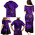 Hawaii Shaka Sign Family Matching Puletasi Dress and Hawaiian Shirt Polynesian Pattern Purple Version LT01 - Polynesian Pride