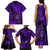 Hawaii Shaka Sign Family Matching Tank Maxi Dress and Hawaiian Shirt Polynesian Pattern Purple Version LT01 - Polynesian Pride