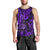 Hawaii Shaka Sign Men Tank Top Polynesian Pattern Purple Version LT01 - Polynesian Pride