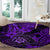 Hawaii Shaka Sign Round Carpet Polynesian Pattern Purple Version LT01 - Polynesian Pride