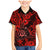 Hawaii Shaka Sign Family Matching Mermaid Dress and Hawaiian Shirt Polynesian Pattern Red Version LT01 Son's Shirt Red - Polynesian Pride