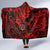 Hawaii Shaka Sign Hooded Blanket Polynesian Pattern Red Version LT01 - Polynesian Pride