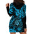 Hawaii Shaka Sign Hoodie Dress Polynesian Pattern Sky Blue Version LT01 - Polynesian Pride