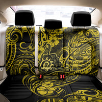 Hawaii Shaka Sign Back Car Seat Cover Polynesian Pattern Yellow Version