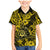 Hawaii Shaka Sign Family Matching Mermaid Dress and Hawaiian Shirt Polynesian Pattern Yellow Version LT01 Son's Shirt Yellow - Polynesian Pride