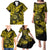 Hawaii Shaka Sign Family Matching Puletasi Dress and Hawaiian Shirt Polynesian Pattern Yellow Version LT01 - Polynesian Pride