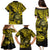 Hawaii Shaka Sign Family Matching Puletasi Dress and Hawaiian Shirt Polynesian Pattern Yellow Version LT01 - Polynesian Pride