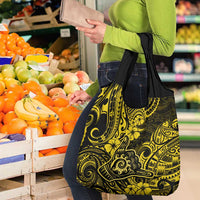 Hawaii Shaka Sign Grocery Bag Polynesian Pattern Yellow Version LT01 - Polynesian Pride