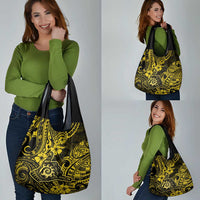 Hawaii Shaka Sign Grocery Bag Polynesian Pattern Yellow Version LT01 - Polynesian Pride