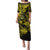 Hawaii Shaka Sign Puletasi Polynesian Pattern Yellow Version LT01 Long Dress Yellow - Polynesian Pride