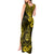 Hawaii Shaka Sign Tank Maxi Dress Polynesian Pattern Yellow Version LT01 - Polynesian Pride