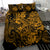 Hawaii Shark Bedding Set Polynesian Pattern Gold Version LT01 - Polynesian Pride