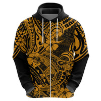 Hawaii Shark Hoodie Polynesian Pattern Gold Version LT01 - Polynesian Pride
