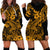 Hawaii Shark Hoodie Dress Polynesian Pattern Gold Version LT01 - Polynesian Pride