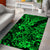 Hawaii Shark Area Rug Polynesian Pattern Green Version LT01 - Polynesian Pride