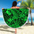 Hawaii Shark Beach Blanket Polynesian Pattern Green Version LT01 - Wonder Print Shop